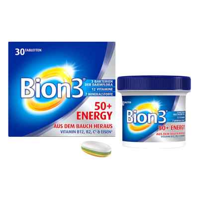 Bion3 50+ Energy Tabletten 30 stk von WICK Pharma - Zweigniederlassung PZN 18010789