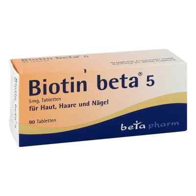 Biotin Beta 5 5mg Tabletten 90 stk von betapharm Arzneimittel GmbH PZN 14278466