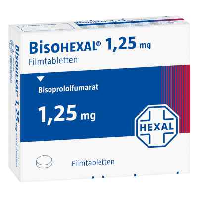 Bisohexal 1,25 mg Filmtabletten 100 stk von Hexal AG PZN 12565693