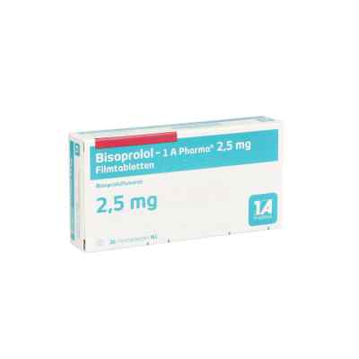 Bisoprolol-1A Pharma 2,5mg 30 stk von 1 A Pharma GmbH PZN 05391726