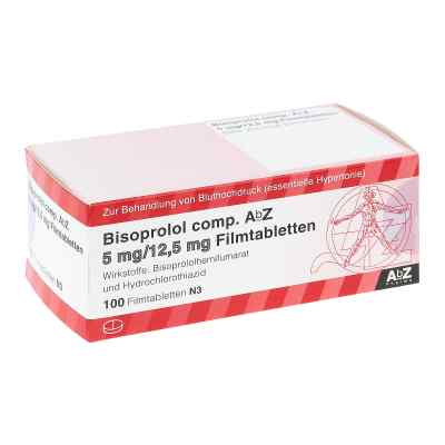 Bisoprolol compositus AbZ 5mg/12,5mg 100 stk von AbZ Pharma GmbH PZN 01015009