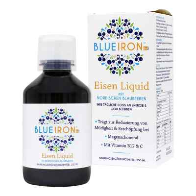 Blueiron Eisen Liquid Flüssigkeit zum Einnehmen 250 ml von Hager Pharma GmbH PZN 19834305