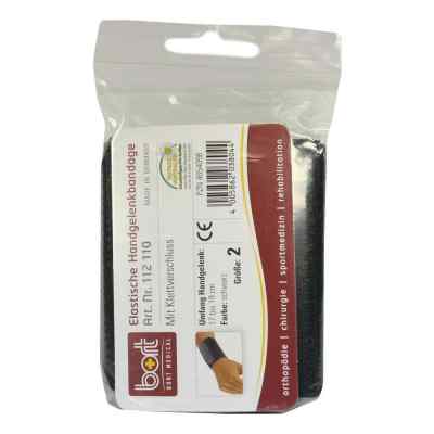 Bort Handgelenkbandage Größe 2 schwarz mit Klettband vers. 1 stk von Bort GmbH PZN 04654098