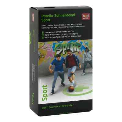 Bort Patella Sehnenband Sport Größe 2 schwarz/grün 1 stk von Bort GmbH PZN 10995001