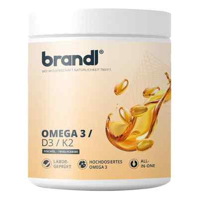 Brandl Omega-3 / D3 / K2 Weichkapseln 240 stk von Brandl Nutrition GmbH PZN 18679156