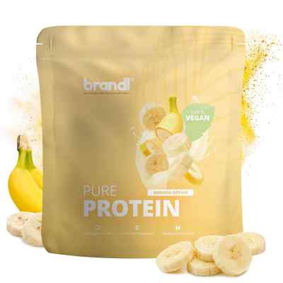 Brandl Pure Protein Vegan Banane Pulver 1000 g von Brandl Nutrition GmbH PZN 18679297