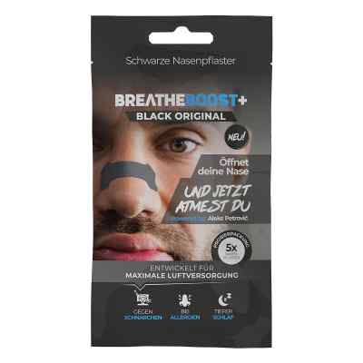 Breatheboost+ Black Nasenpflaster Probeset 5 stk von AW Products GmbH PZN 08105761