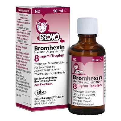 Bromhexin Hermes Arzneimittel 8 mg/ml Tropfen 50 ml von HERMES Arzneimittel GmbH PZN 16260536