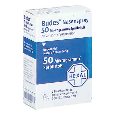 Budes Nasenspray 50 Mikrogramm/Sprühstoß 2X10 ml von Hexal AG PZN 03847688
