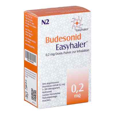 Budesonid Easyhaler 0,2mg/Dosis 1 stk von ORION Pharma GmbH PZN 06101860