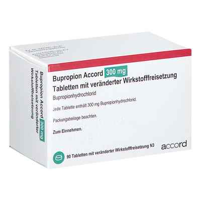 Bupropion Accord 300 Mg Tab.m.verä.wst.-frs. 90 stk von Accord Healthcare GmbH PZN 15883206