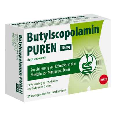Butylscopolamin Puren 10 Mg überzogene Tab. 20 stk von PUREN Pharma GmbH & Co. KG PZN 17606557