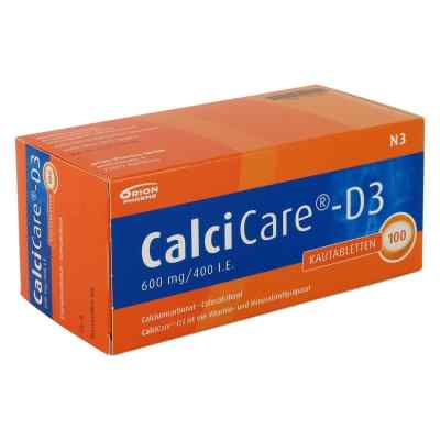 CalciCare-D3 600mg/400 internationale Einheiten 100 stk von ORION Pharma GmbH PZN 04787600