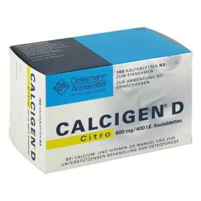 CALCIGEN D Citro 600mg/400 internationale Einheiten 100 stk von Mylan Healthcare GmbH PZN 01138545