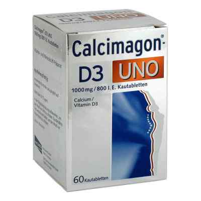 Calcimagon-D3 UNO 1000mg/800 internationale Einheiten 60 stk von CHEPLAPHARM Arzneimittel GmbH PZN 05883547
