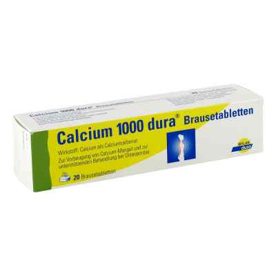 Calcium 1000 dura 20 stk von Cooper Consumer Health Deutschland GmbH PZN 07730285