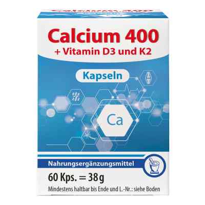 Calcium 400 Kapseln 60 stk von Pharma Peter GmbH PZN 07261502