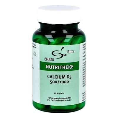 Calcium D3 500/1000 Kapseln 60 stk von 11 A Nutritheke GmbH PZN 10400338