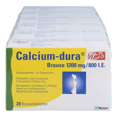 Calcium Dura Vit D3 Brause 1200 mg/800 I.e. 120 stk von Cooper Consumer Health Deutschland GmbH PZN 09911654