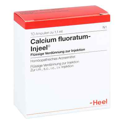 Calcium Fluoratum Injeel Ampullen 10 stk von Biologische Heilmittel Heel GmbH PZN 00168142