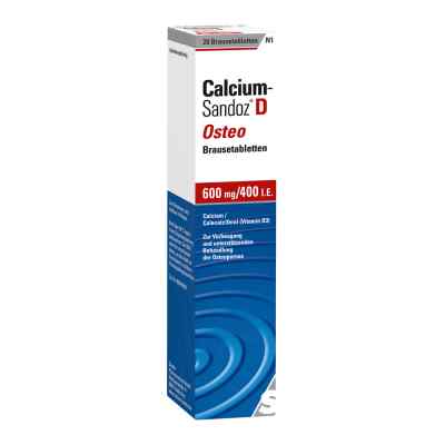 Calcium-Sandoz D Osteo 600mg/400 internationale Einheiten 20 stk von Hexal AG PZN 02340148