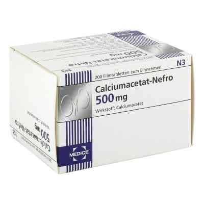 Calciumacetat Nefro 500 mg Filmtabletten 200 stk von MEDICE Arzneimittel Pütter GmbH&Co.KG PZN 04133212