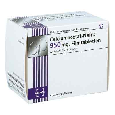 Calciumacetat Nefro 950 mg Filmtabletten 100 stk von MEDICE Arzneimittel Pütter GmbH&Co.KG PZN 03078184