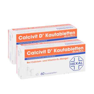 Calcivit D Kautabletten 600mg/400 internationale Einheiten 120 stk von CHEPLAPHARM Arzneimittel GmbH PZN 09097219