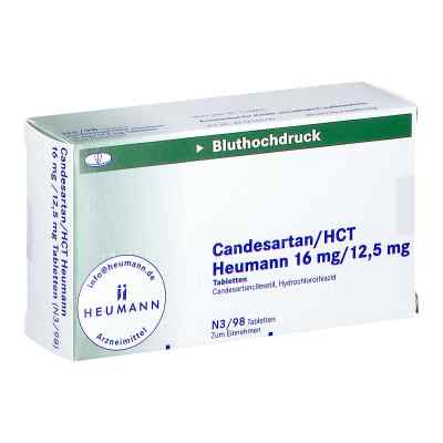 Candesartan/HCT Heumann 16mg/12,5mg 98 stk von HEUMANN PHARMA GmbH & Co. Generica KG PZN 09424629