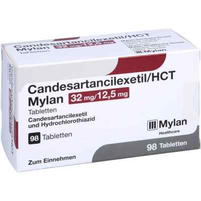 Candesartancilexetil/HCT Mylan 32mg/12,5mg 98 stk von Viatris Healthcare GmbH PZN 10787509