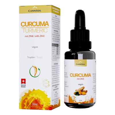 Cannsol Curcuma mit Zink Tropfen 30 ml von SoluVeda GmbH PZN 19359643