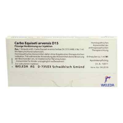 Carbo Equiseti Arvensis D15 Ampullen 8X1 ml von WELEDA AG PZN 01620242