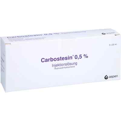 Carbostesin 0,50% Injektionslösung Flasche 5X20 ml von Aspen Germany GmbH PZN 01206749