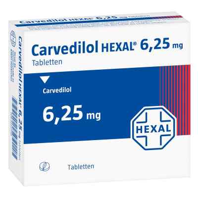 Carvedilol HEXAL 6,25mg 100 stk von Hexal AG PZN 02227156