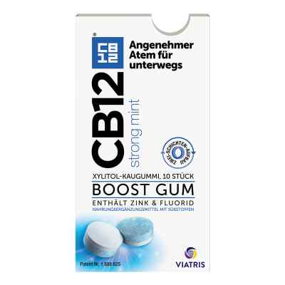 Cb12 Boost Strong Mint Kaugummi 10 stk von Meda Pharma S.p.A. PZN 17442127