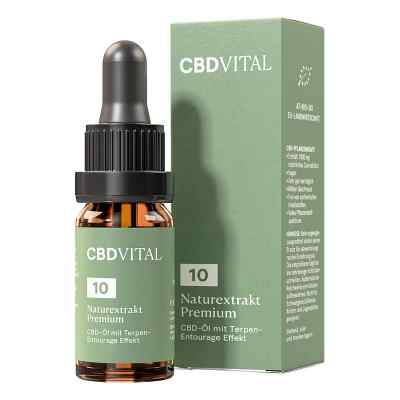 CBD Öl 10% Naturextrakt Premium CBD VITAL 10 ml von Vitrasan GmbH PZN 16892259