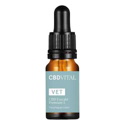 CBD VITAL Vet Cbd Extrakt Premium 5% Tropfen für Hund & Katze 10 ml von Vitrasan GmbH PZN 16782252