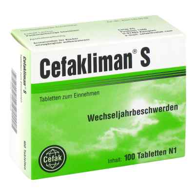 Cefakliman S Tabletten 100 stk von Cefak KG PZN 04041355