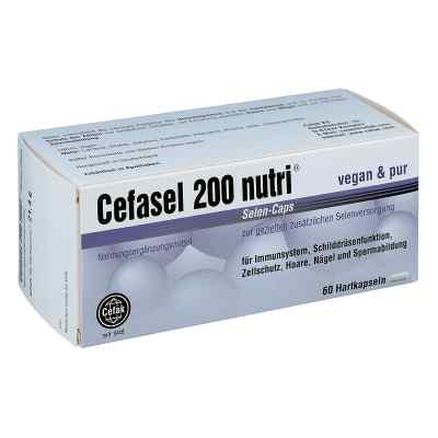 Cefasel 200 nutri Selen-caps 60 stk von Cefak KG PZN 14039448