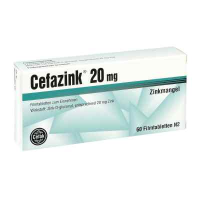 Cefazink 20mg 60 stk von Cefak KG PZN 10549299
