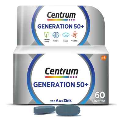 Centrum Generation 50+ 60 stk von GlaxoSmithKline Consumer Healthc PZN 14170527