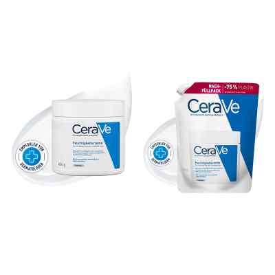 Cerave Feuchtigkeitscreme + Nachfüllpack 454+454 g von L'Oreal Deutschland GmbH PZN 08106641