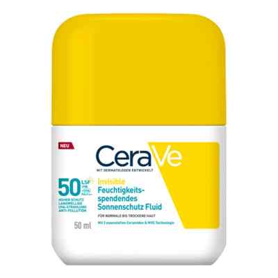 Cerave Sonnenschutz Fluid Invisi.feuchtigk.spf 50 50 ml von L'Oreal Deutschland GmbH PZN 20115716
