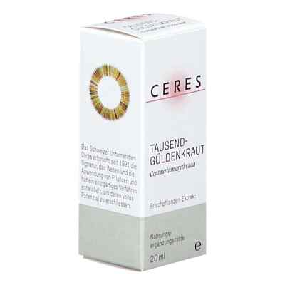 Ceres Tausendgüldenkraut Centaurium Eryth.extrakt 20 ml von CERES Heilmittel GmbH PZN 19209151