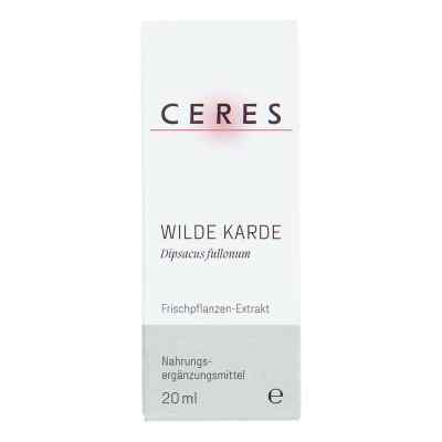 Ceres Wilde Karde Dipsacus Fullonum Extrakt Tropf. 20 ml von CERES Heilmittel GmbH PZN 19209205