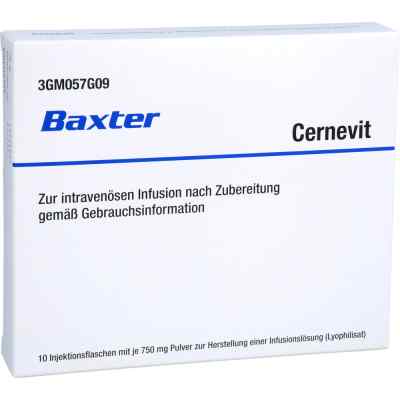 Cernevit 750 mg Pulver zur, zum Herst.e.Infusionslösg. 10 stk von Baxter Deutschland GmbH Medication Delivery PZN 04634345