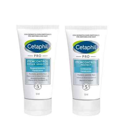 Cetaphil Pro ItchControl Repair Schutz & Pflege Handcreme 2x50 ml von Galderma Laboratorium GmbH PZN 08105074