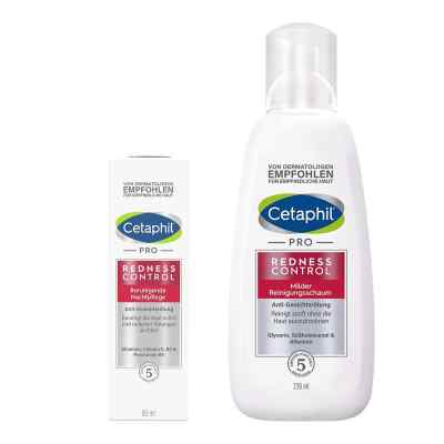 Cetaphil Pro RednessControl Reinigungsschaum + Nachtpflege 236+50 ml von Galderma Laboratorium GmbH PZN 08105068