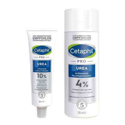 Cetaphil Pro Urea 4% Lotion + 10% Fußsalbe 1 Set von Galderma Laboratorium GmbH PZN 08105079