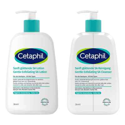 Cetaphil Sanft glättende SA Reinigung + SA Lotion